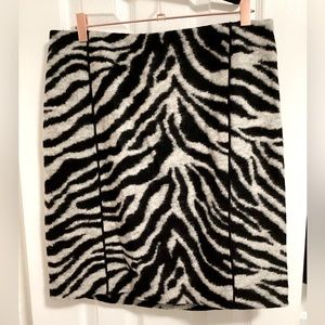 Ann Taylor Zebra Print Skirt
